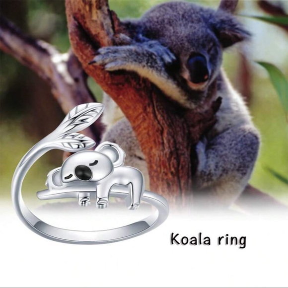 Silver Koala Adjustable Ring - Picture 3 of 3
